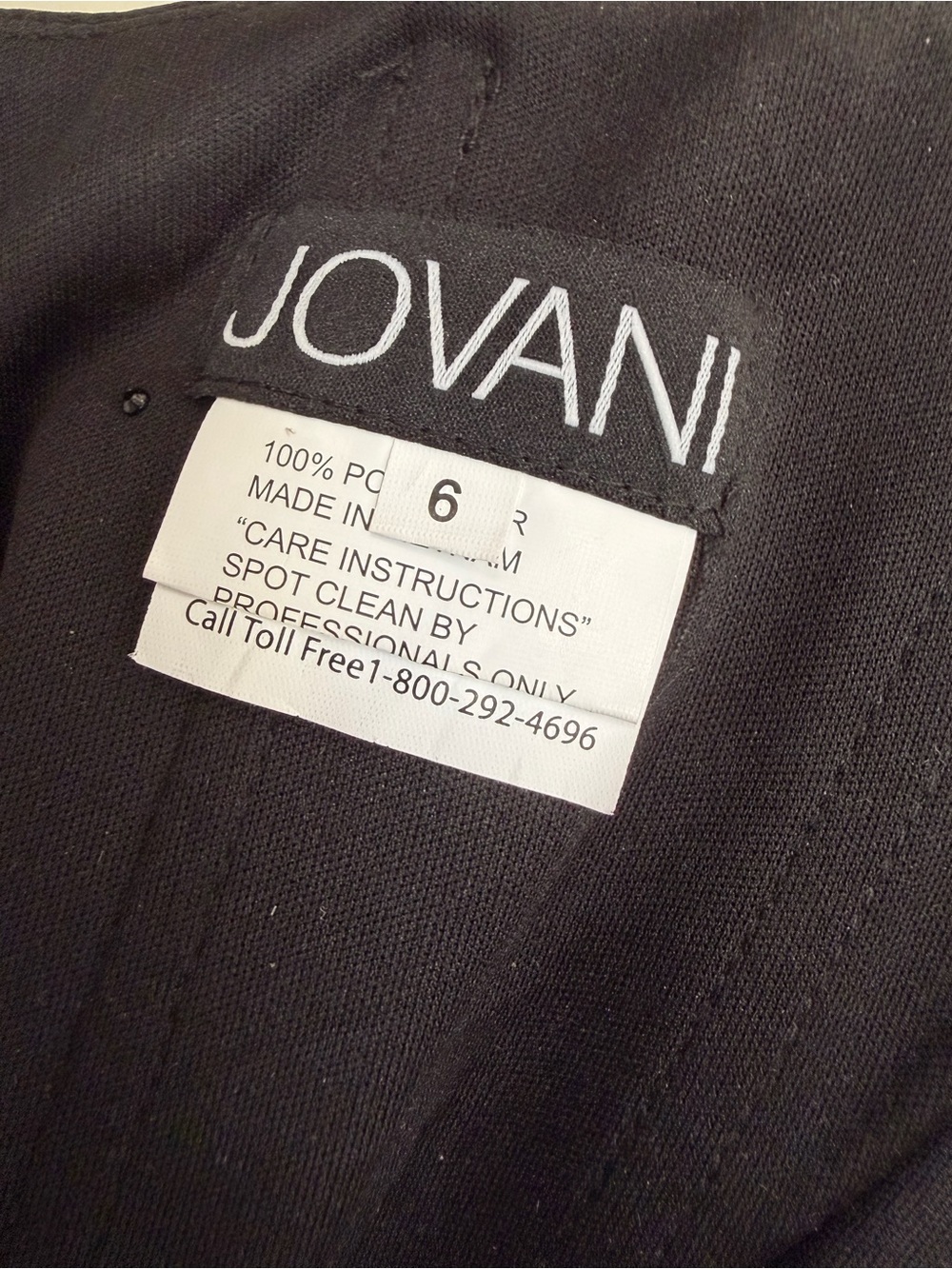 Jovani Black Sparkle Sleeveless Maxi Dress - Picture 4 of 4